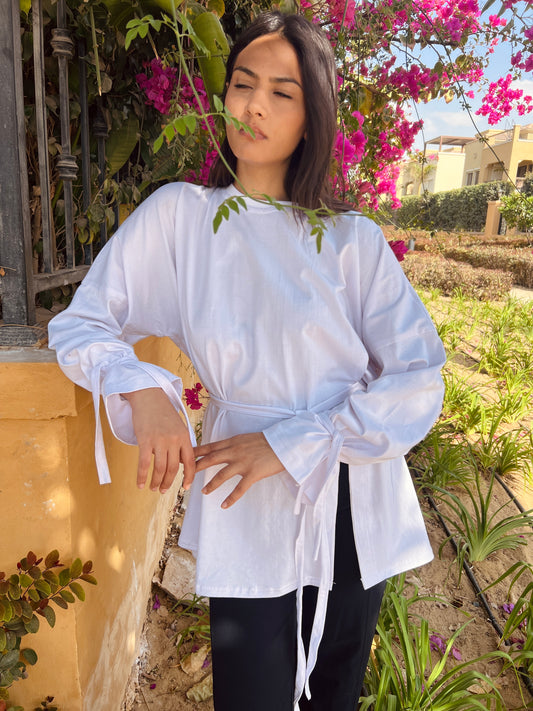 White Puffy T-Shirt