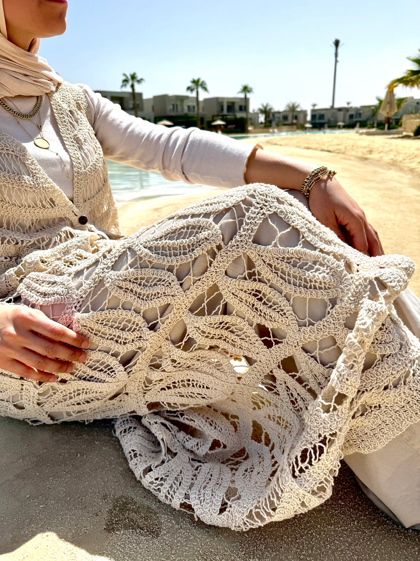 Seashell Crochet Vest