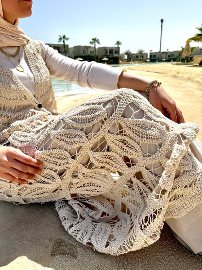 Seashell Crochet Vest