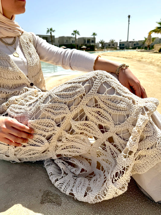Seashell Crochet Vest