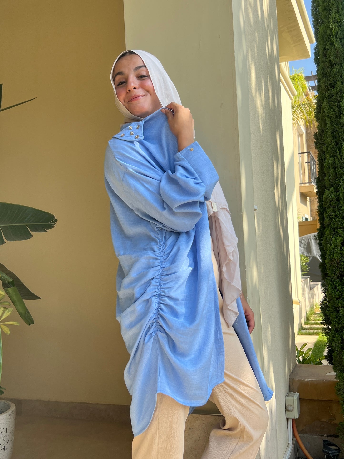 Nazli in Sky Blue